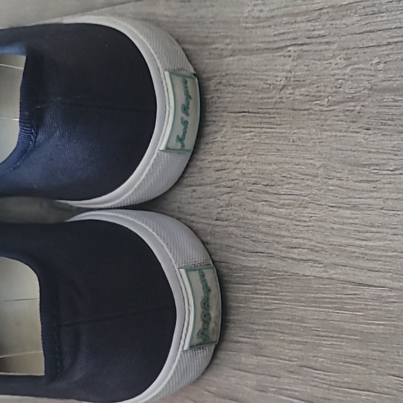 Jack Rogers Navy Blue Gold Embellishment Carter Canvas Sneakers Size 5.5 - Picture 5 of 7